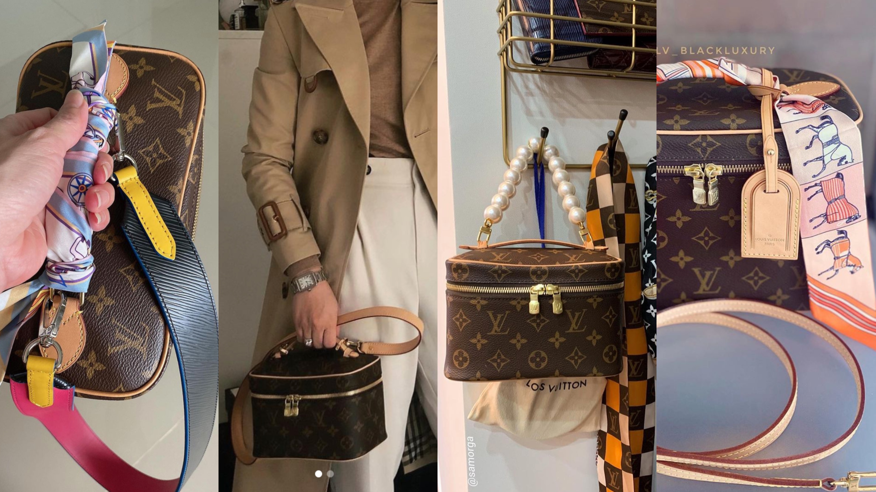Le borse Louis Vuitton formato mini collezionate da Chiara